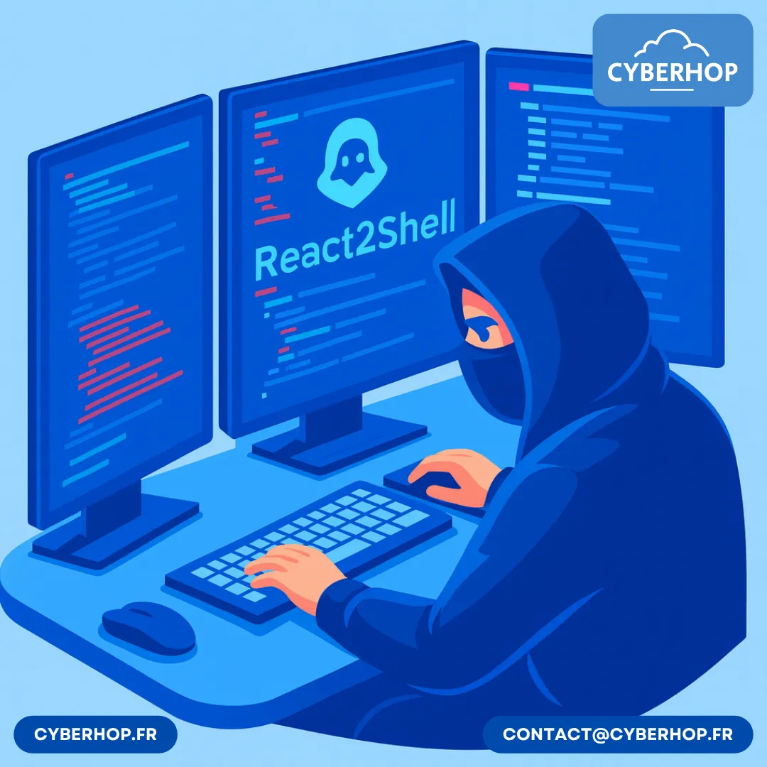 🚨 React2Shell : une vulnérabilité critique frappe les serveurs web